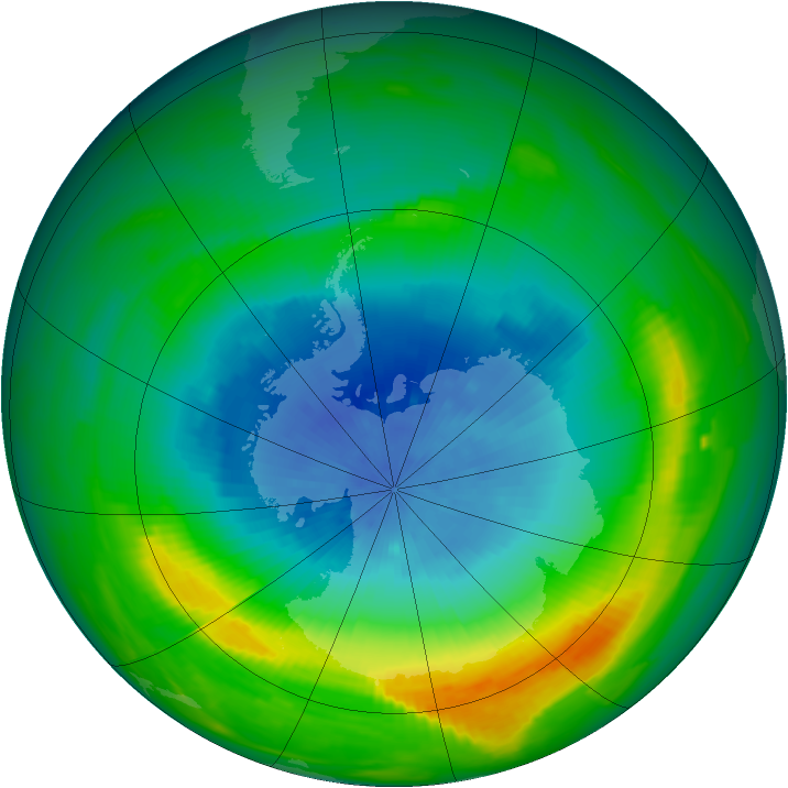 Ozone Map 1980-10-18